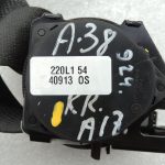 Opel Antara Aizmugurējā kreisā drošības josta melna 95182373
