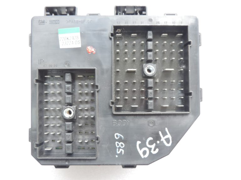 Opel Antara drošinātāju kārba releju kaste BSM moduļu vadības bloks 95137841