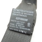 Opel Antara Aizmugurējā centrālā drošības josta melna 22745038