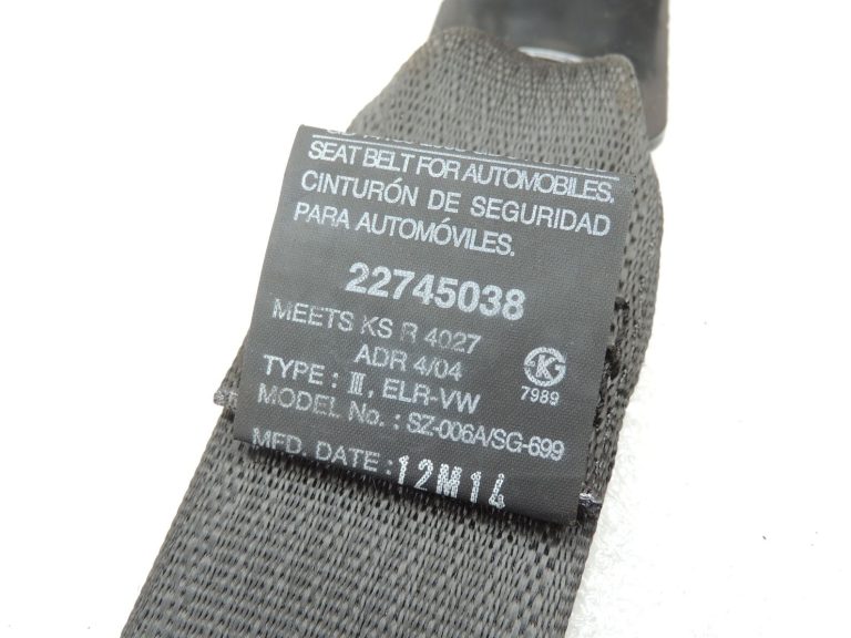 Opel Antara Aizmugurējā centrālā drošības josta melna 22745038