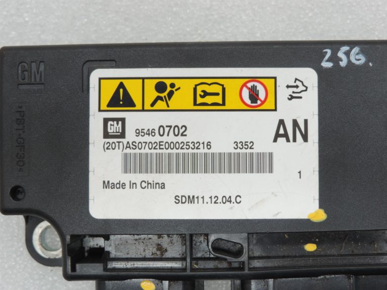 Opel Antara drošības spilvenu SRS drošības spilvenu vadības bloks vadības bloka moduļi 95460702