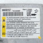 Chevrolet Captiva Opel Antara gaisa spilvenu vadības bloks vadības bloka moduļi 96838157