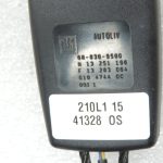 Chevrolet Cruze Priekšējās kreisās drošības jostas sprādzes 13362834