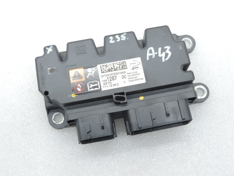 Opel Antara drošības spilvenu SRS drošības spilvenu vadības bloks vadības bloka moduļi 13591287