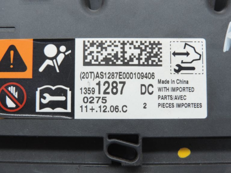 Opel Antara drošības spilvenu SRS drošības spilvenu vadības bloks vadības bloka moduļi 13591287