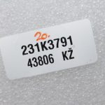 Oriģinālais Bosch Opel Antara aizmugurējais stāvvietas sensors White Pearl GBQ 94812905, 25961313