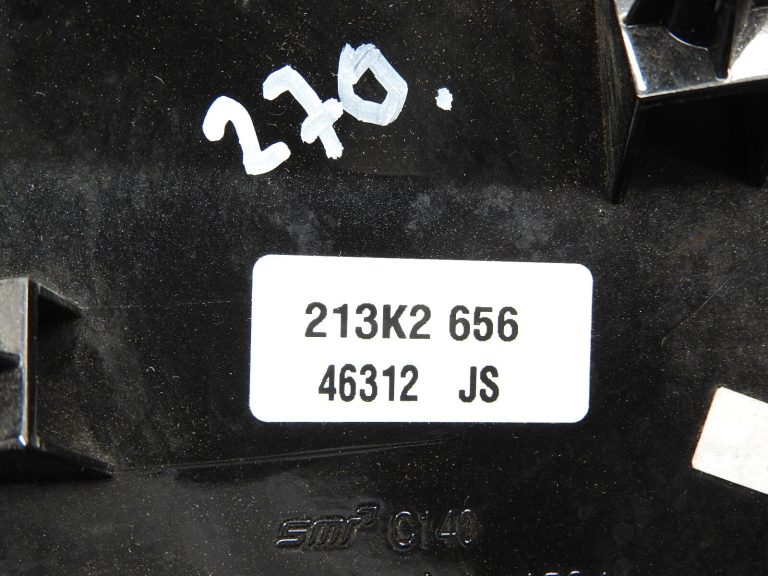 Ārējā spoguļa kreisais vāciņš melns Chevrolet Captiva 94544672