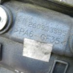 Opel Astra G ārdurvju rokturis priekšējais kreisais 24455349 Krāsa – gaiši sudraba – 163