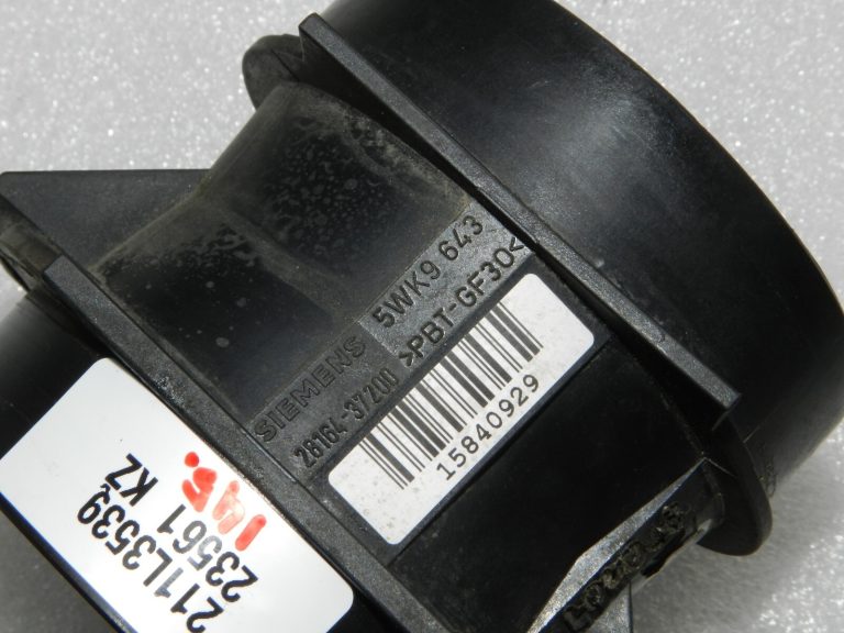 Hyundai Kia 2.7 SJ21 masas gaisa plūsmas sensors MAF 28164-37200, 5WK9643 oriģināls