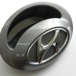 2014 Hyundai i20 I (PB) 5-Turer aizmugurējo durvju rokturis, oriģināls, pelēks (SAG) 87371-1J600