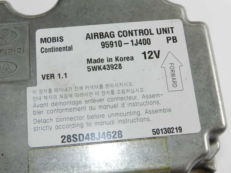 Hyundai i20 I (PB) Gaisa spilvenu ECU vadības bloks 95910-1J400