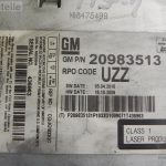 Opel Astra J Zafira C Meriva B CD disks Radio CD atskaņotājs 20983513 UZZ CD 400