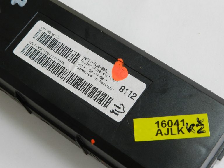 Opel Astra J sildītāja vadības bloks vadības bloks 13578112 1822254 Original