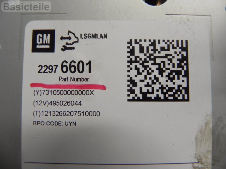 Opel Astra J Meriva B Zafira C CD400 Radio CD atskaņotājs 22976601
