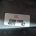 Oriģinālā Alfa Romeo Giulietta 940 pārnesumu svira + rokas bremzes rokturis ar sarkanām šuvēm
