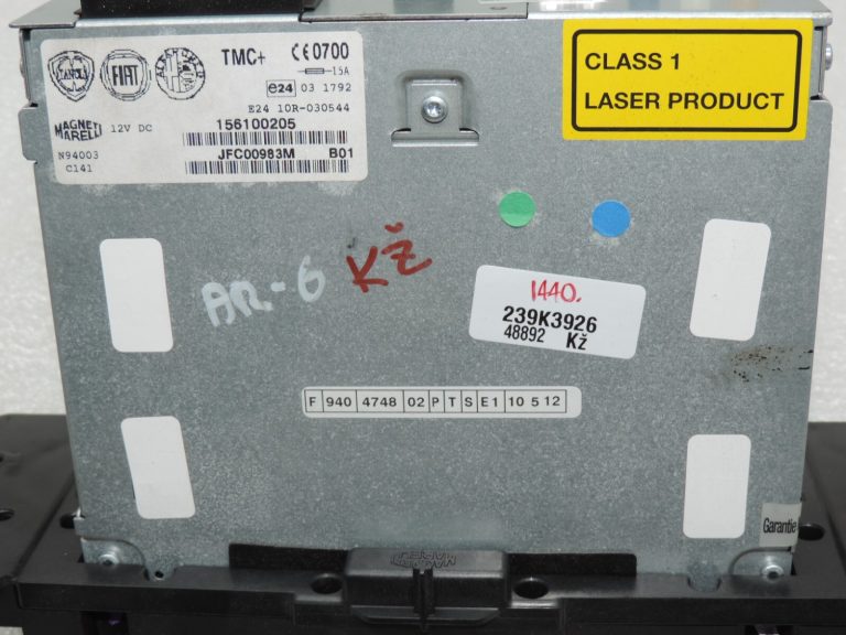 Alfa Romeo Giulietta 940 Multimedia Radio Navigācija 156100205 156101806
