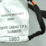 Oriģināla Alfa Romeo Giulietta 940 Durvju elektroinstalācijas instalācija aizmugurējā kreisā pusē 50509743 50522988