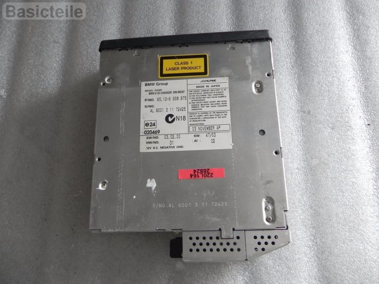BMW 5 sērijas E60 E61 CD mainītāja vadības bloks CD mainītājs 6938975