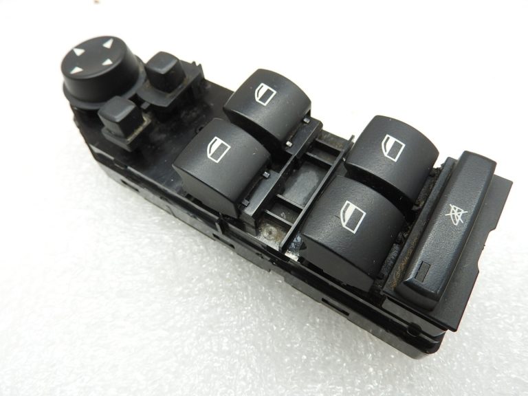 BMW 5. sērijas E61 E60 VFL 2003-2006 Slēdzis logu regulators ārējo spoguļu nolokāmajiem spoguļiem