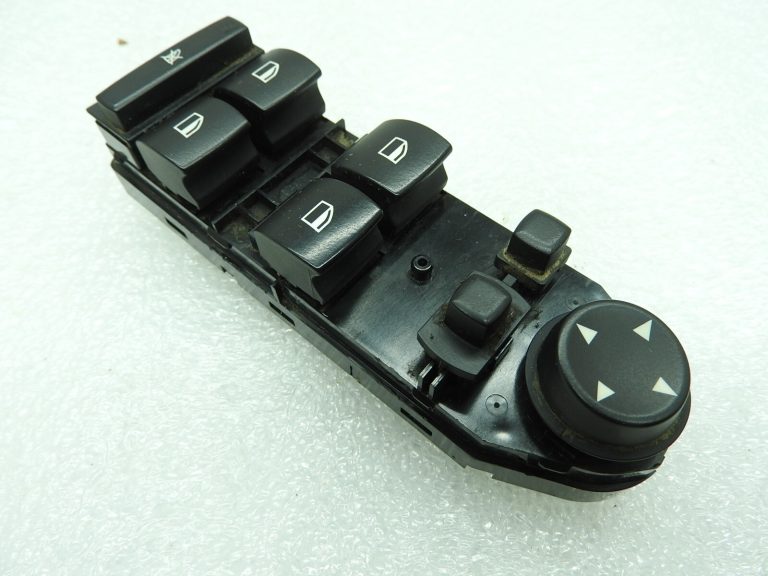 BMW 5. sērijas E61 E60 VFL 2003-2006 Slēdzis logu regulators ārējo spoguļu nolokāmajiem spoguļiem