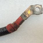 BMW E38 E39 M51 M52 M52 M57 M67 AKB akumulatora kabelis plus pole 12421744987