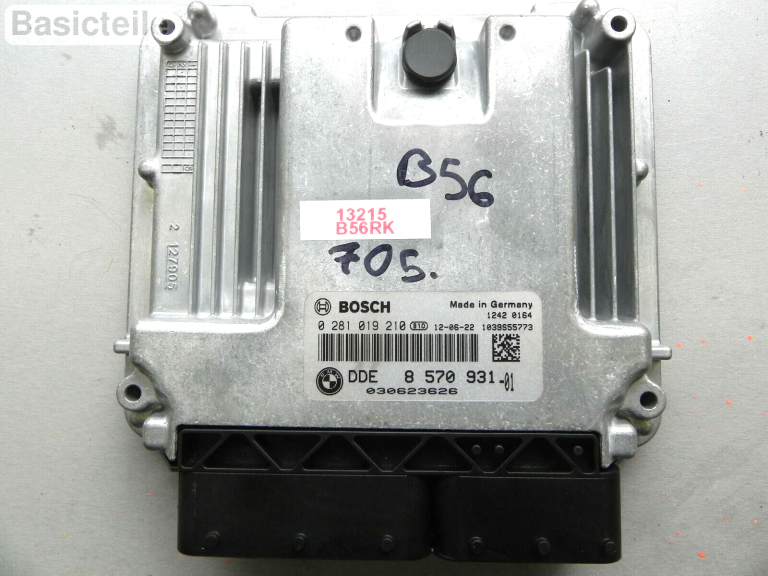 BMW N47N F10 F11 F11 F20 F20 F21 F22 F25 F30 F31 F32 F33 Motora vadības bloks 13618576333