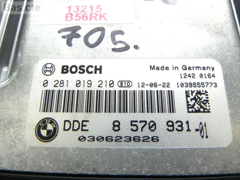 BMW N47N F10 F11 F11 F20 F20 F21 F22 F25 F30 F31 F32 F33 Motora vadības bloks 13618576333