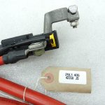 BMW 3 E46 M3 kabriolets akumulatora pozitīvais kabelis ar ugunsgrēka bojājumiem 61127893031 7894511