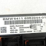 BMW E81 E82 E87 88 E90 E90 E91 E92 E93 Displeja vadības bloks gaisa kondicionētājs 64119199259