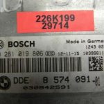 BMW F20 F20 F21 F30 F32 F10 F25 F11 F31 20d N47N Motora vadības bloks DDE 13618576333