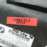 BMW X3 F25 bagāžas nodalījuma nodalījuma vāka pārsegs labajā pusē, melns 722222218