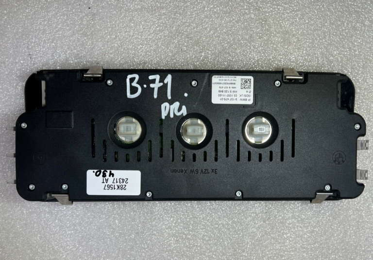 BMW E93 kabriolets iekšējais jumta kameras jumta lukturis melns 9120849