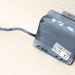 BMW 5. sērijas F10 pirms LCI salona aizmugurējā bampera vilkšanas vāciņš 668 melns 2
