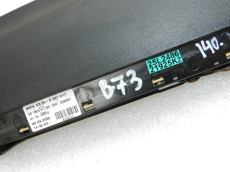 BMW 5. sērijas E60 Sedans Trešais bremžu lukturis GETESTED 63256927017, 6927017