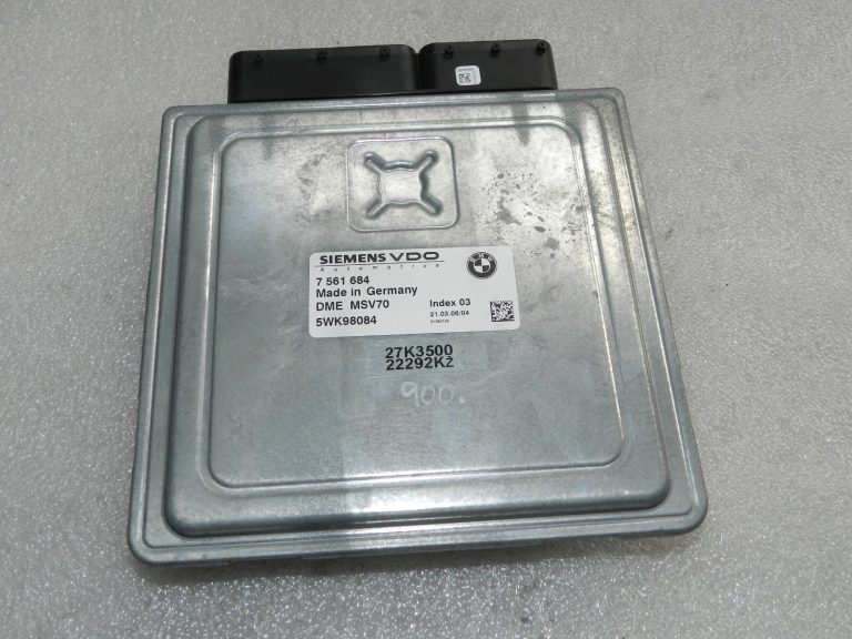 BMW N52B25 Motora vadības bloks DME ECU MSV70 12147561684, 12147561685, 12147577970