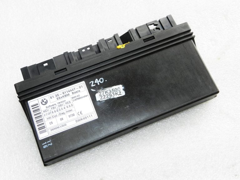 BMW E60 E63 E6x virsbūves modulis KBM Basis BCM modulis 61359114447, 61359176076