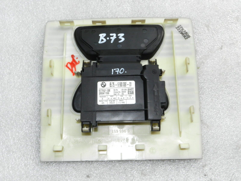 BMW 5. sērijas E60 E61 ultraskaņas modulis + vāks 65756980089, 65759149673, 6965651