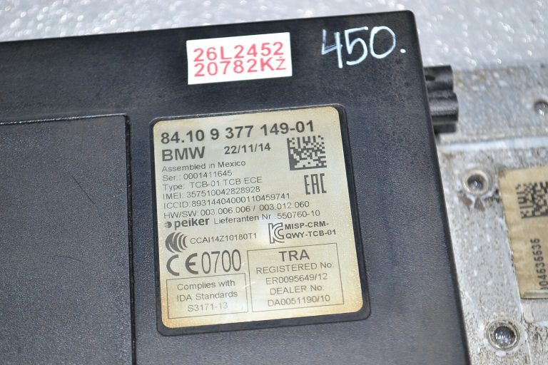 BMW X3 F25 telemātikas moduļa vadības bloks 84109377149 9377149 84109362848