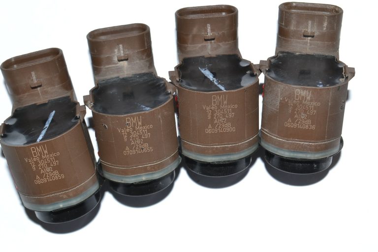 BMW X3 F25 aizmugurējais PDC stāvvietas sensors Kosmosa pelēks metālika A52 9233034