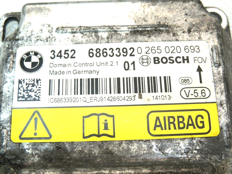 BMW X3 F25 domēna vadības bloks ECU vadības bloks 34526863392 6863392 0265020963