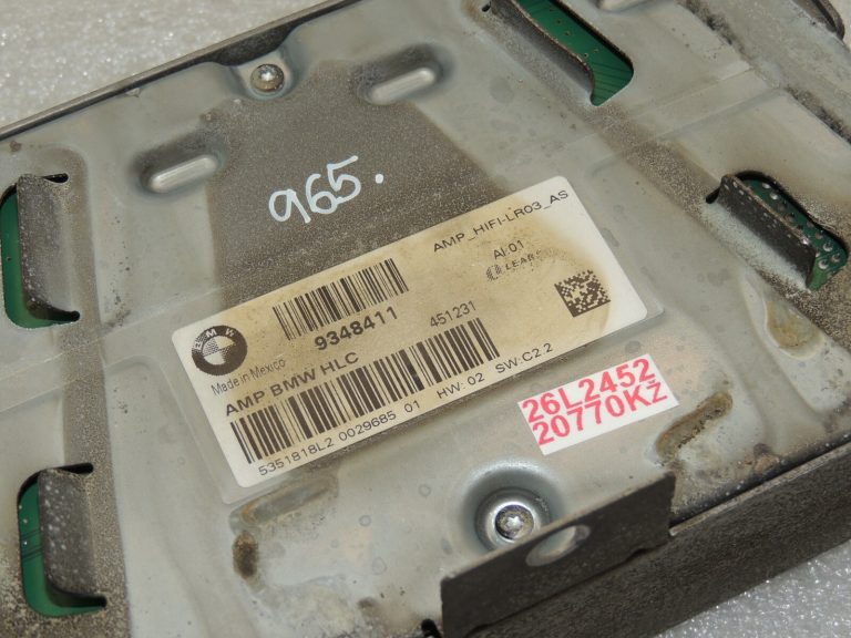 BMW X3 F25 Oriģinālais HIFI sistēmas pastiprinātājs 9348411 65122622680 2622680