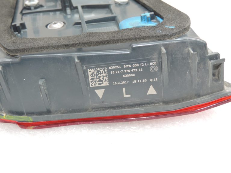 Oriģinālais BMW 5. sērijas G30 pirms LCI aizmugurējais aizmugurējais kreisais lukturis 🚨DEFECTIVE🤧 63217376473