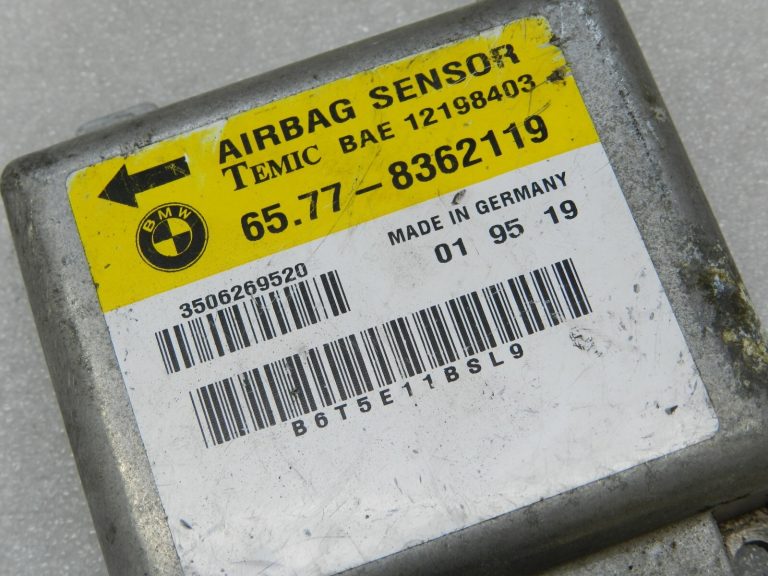BMW E34 E36 E38 Oriģinālais gaisa spilvenu vadības bloks ECU 65778362119, 8362119
