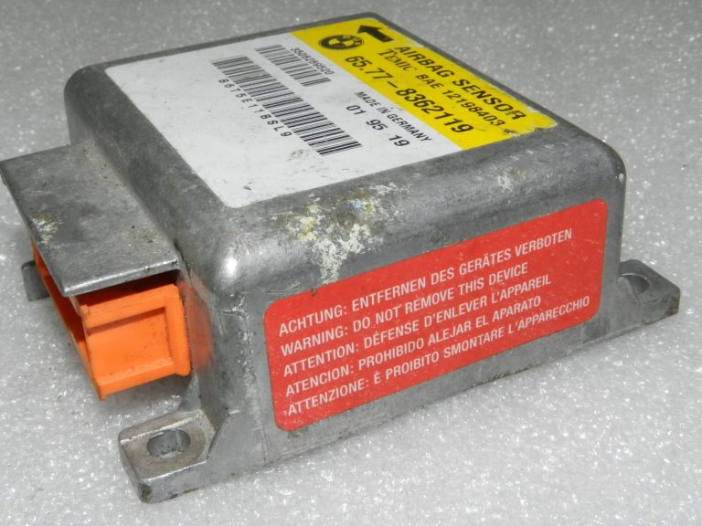 BMW E34 E36 E38 Oriģinālais gaisa spilvenu vadības bloks ECU 65778362119, 8362119