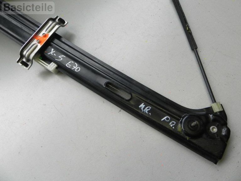 Oriģināls BMW X5 E70 LCI priekšējais kreisais elektriskais logu regulators bez motora 7166379