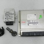 BMW E39 E38 E53 3.0d M57 motora vadības bloks EWS 3 vadības bloku komplekts 7787314 7787703