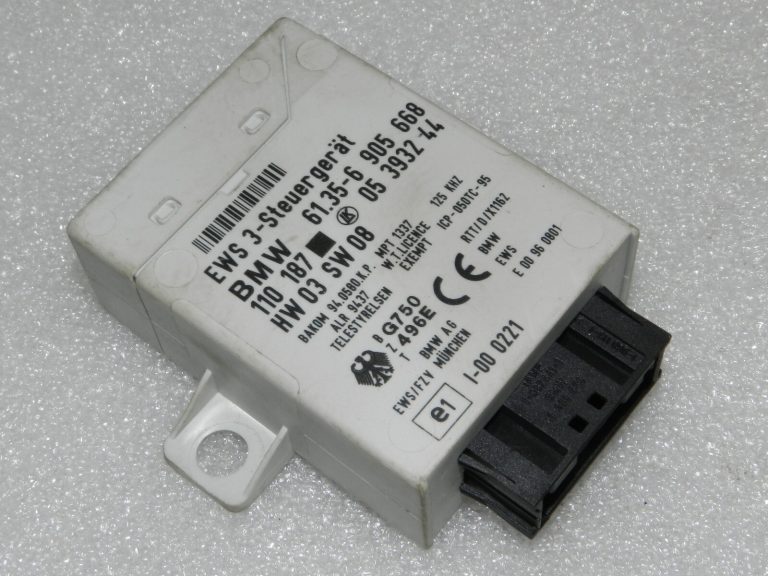 BMW E39 E38 E53 3.0d M57 motora vadības bloks EWS 3 vadības bloku komplekts 7787314 7787703