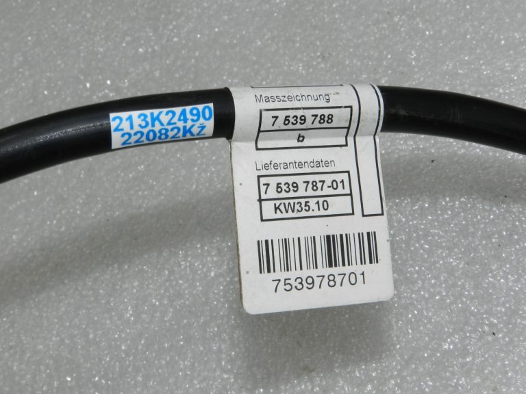 Mini Cooper R57 R56 R55 Akumulatora kabelis mīnus oriģinālais 12427539787, 7539787