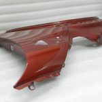Mini R57 R56 LCI Sānu paneļa priekšējais kreisais dubļusargs 857 Nightfire Red 41352754725
