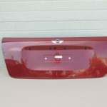 Mini cooper r57 kabrioleta aizmugurējā bagāžnieka vāks NIGHTFIRE RED METALLIC (857)